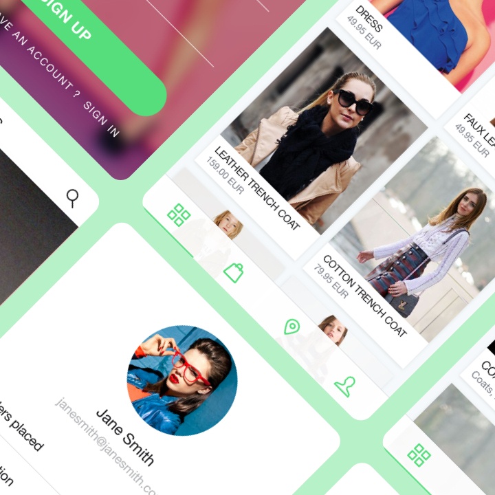 clothes mobile app