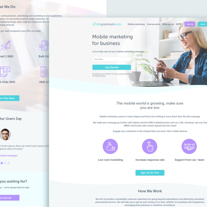 leads website